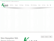 Tablet Screenshot of kwavewebdesign.com